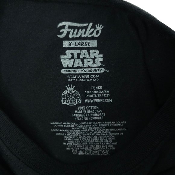 Funko Star Wars Han Solo Wanted Poster Graphic Tee T Shirt XL Smugglers Bounty - Picture 7 of 15